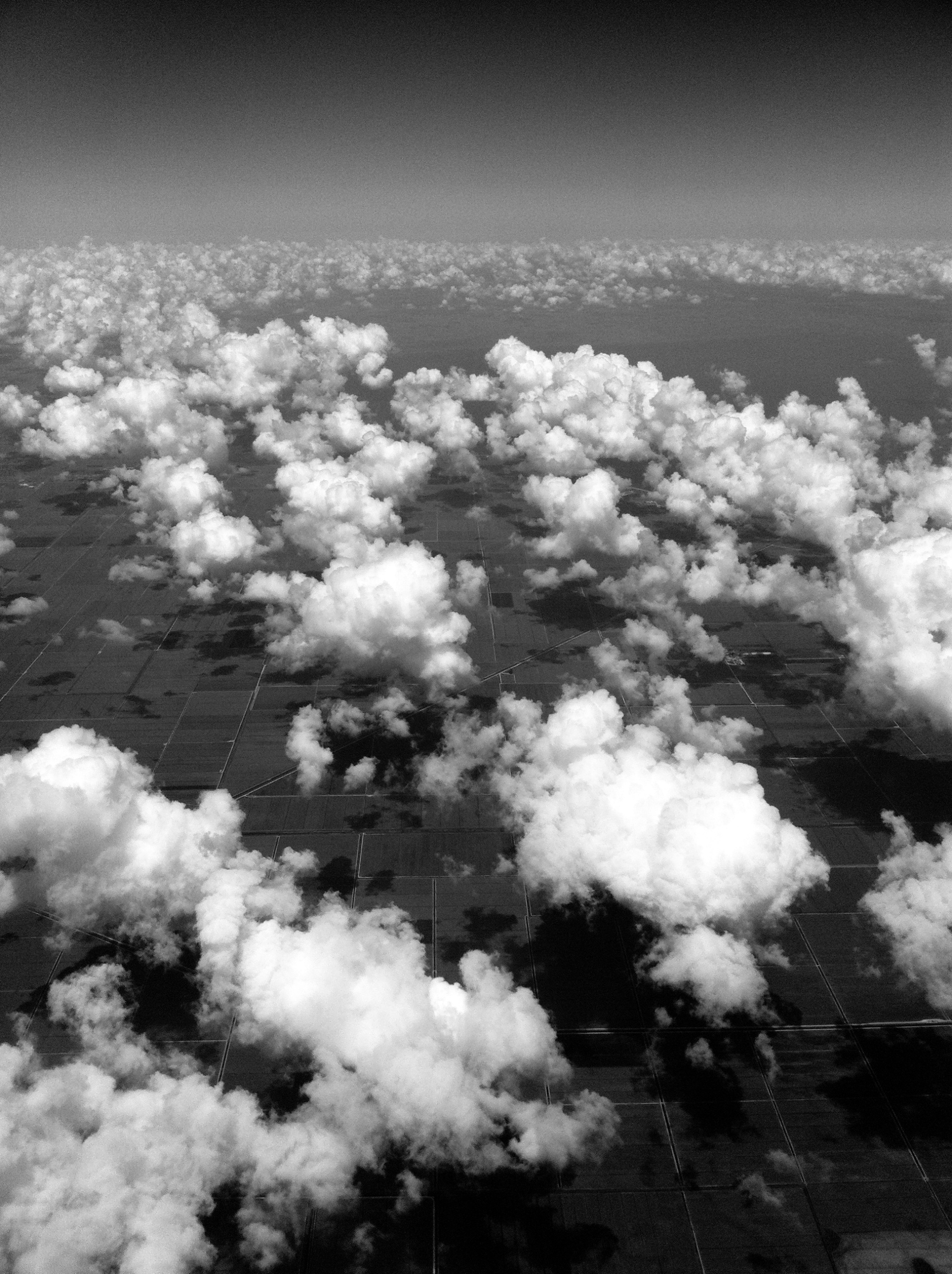 aerial with grid