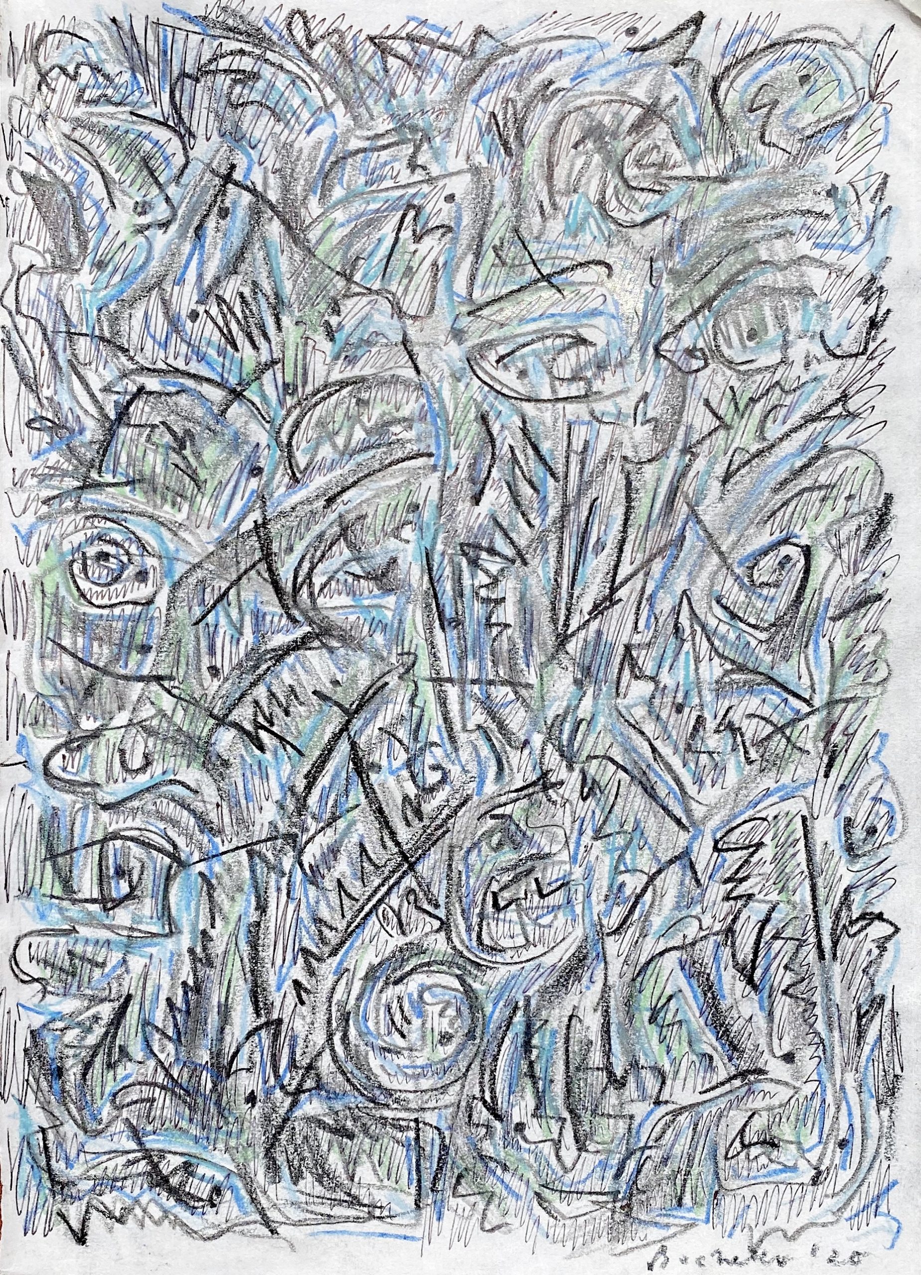 blue gray garden