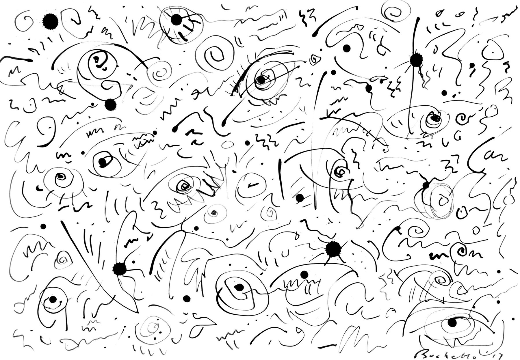 black and white pelagic