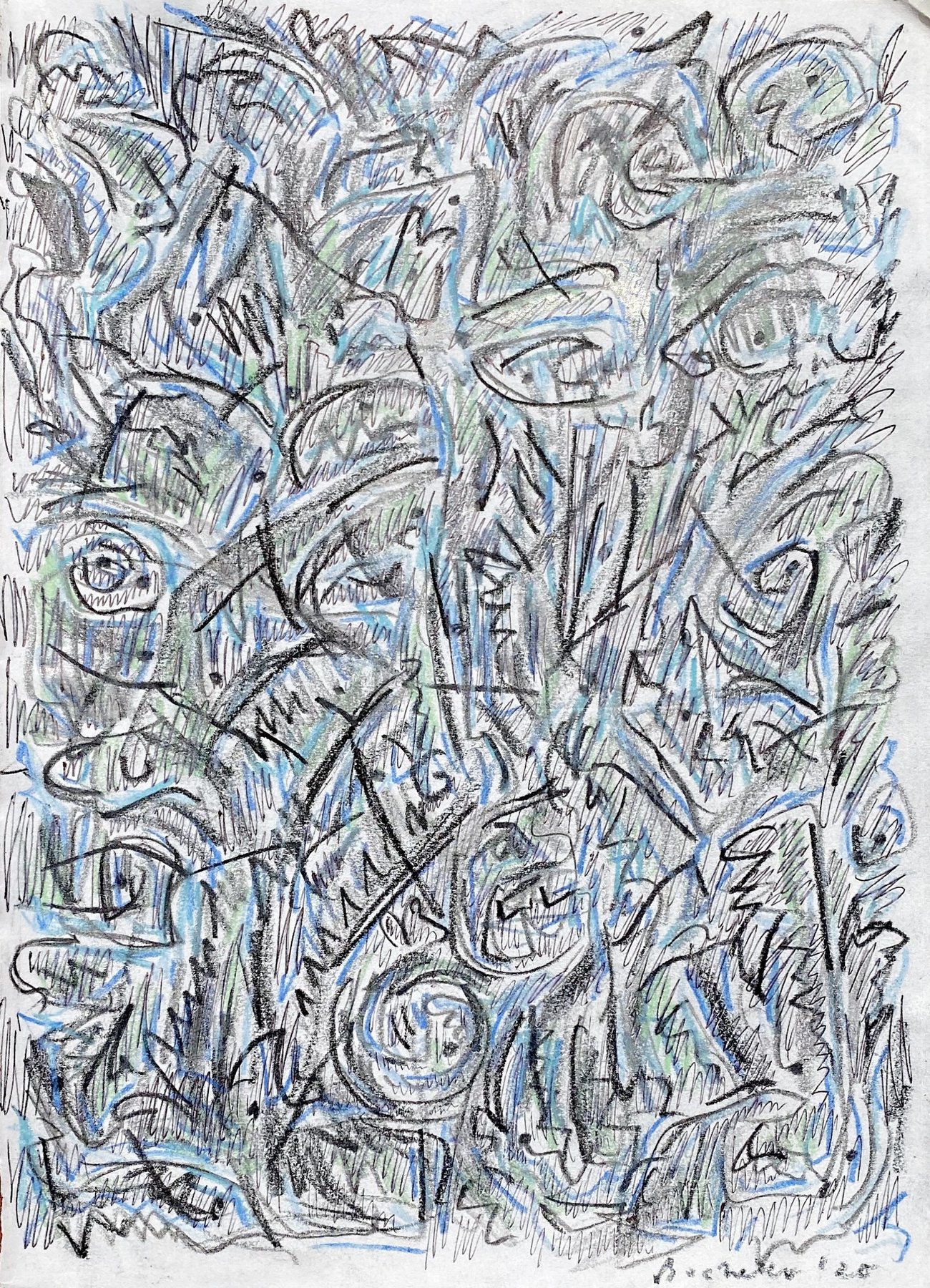 blue gray garden