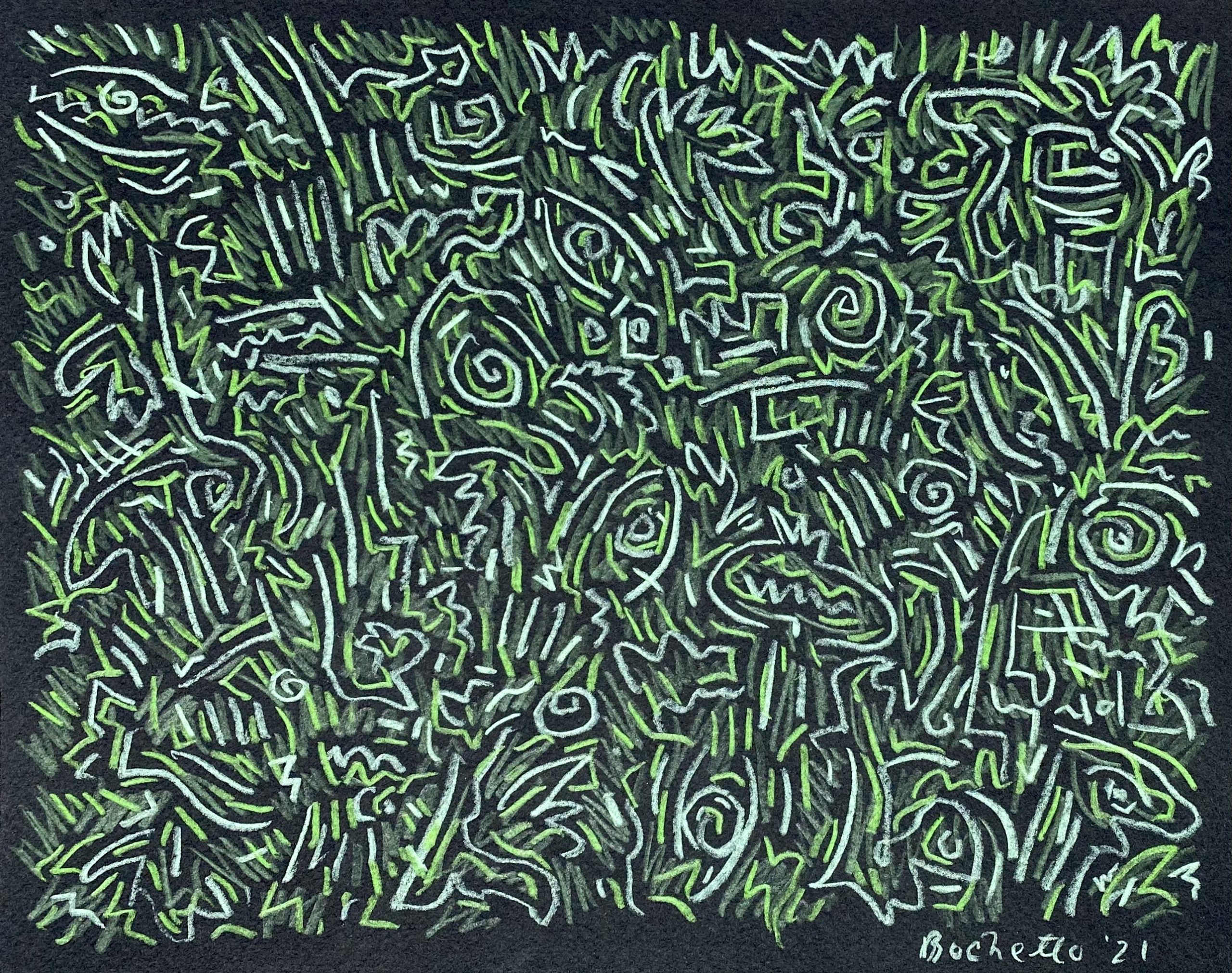 green and gray garden