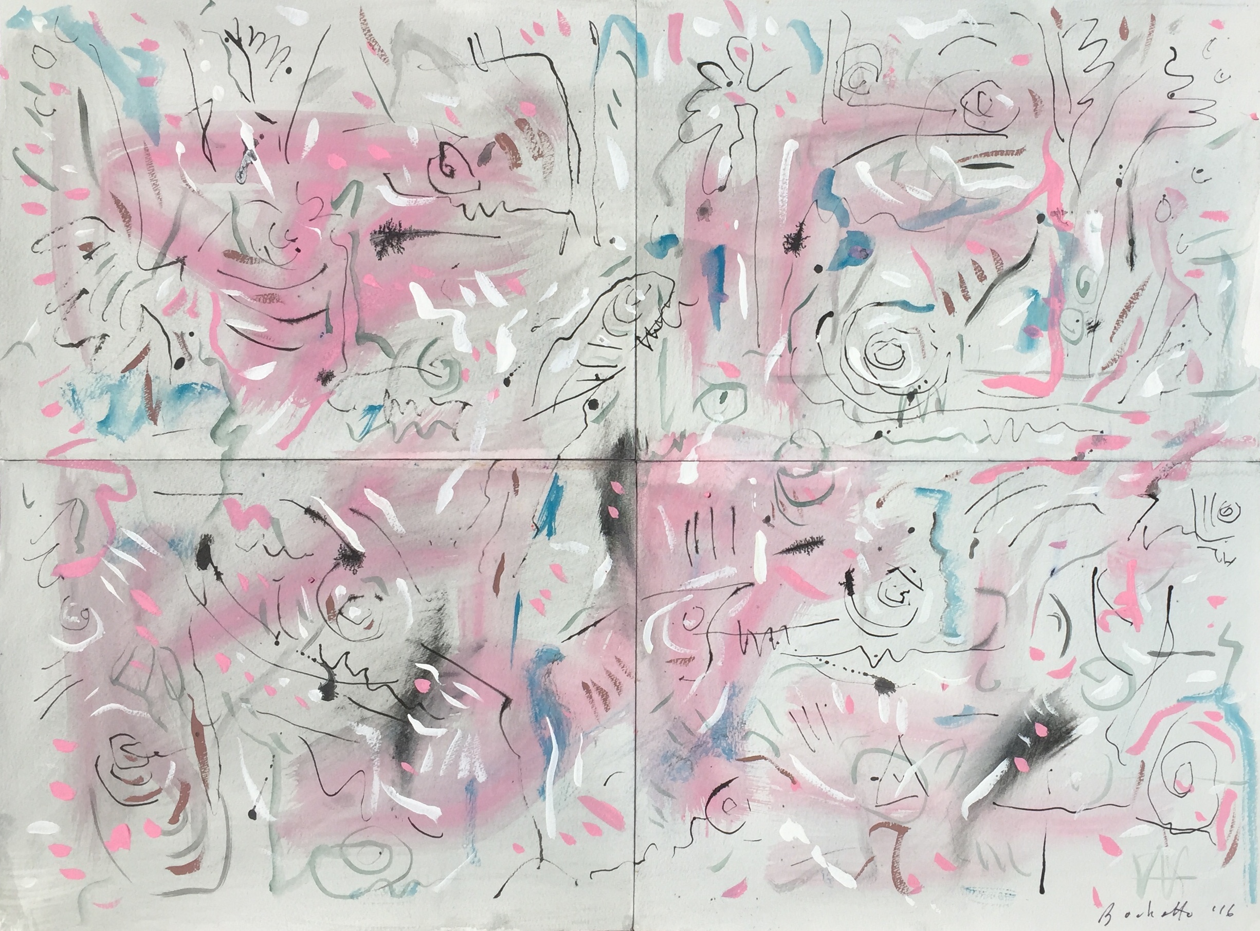pink and gray pelagic