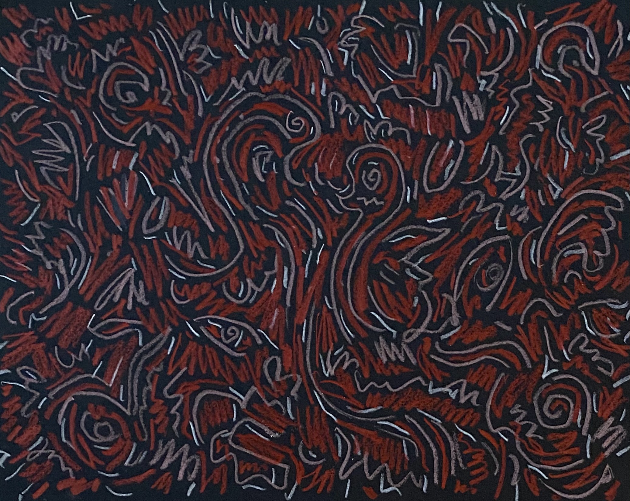 red and black garden 2