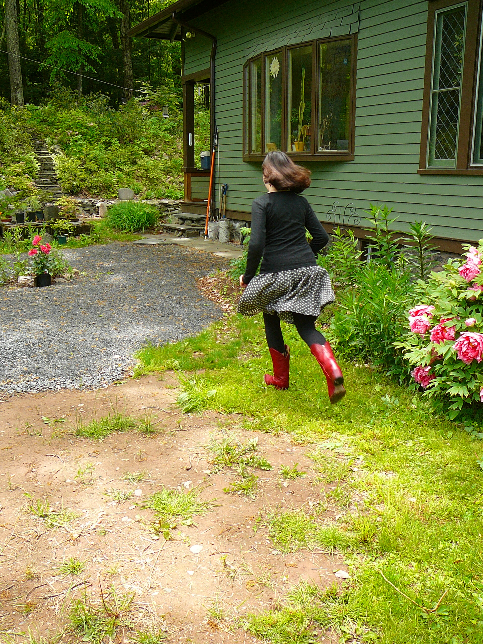 red boots