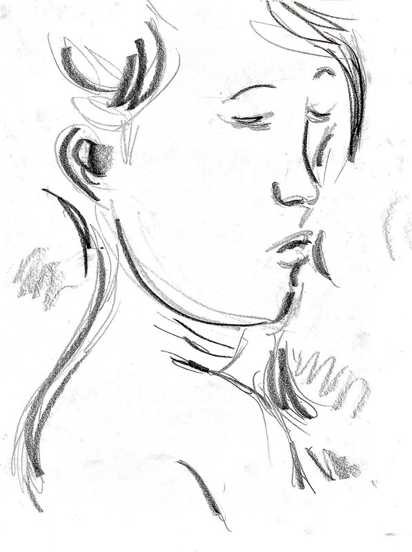 portrait 2 shown on a wall