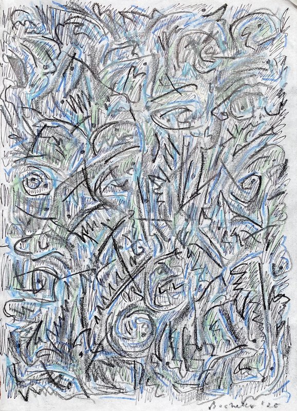 blue gray garden