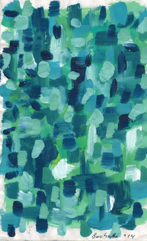 blue green detail