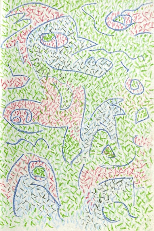 hatched garden shown on a wall