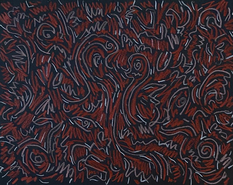 red and black garden 2