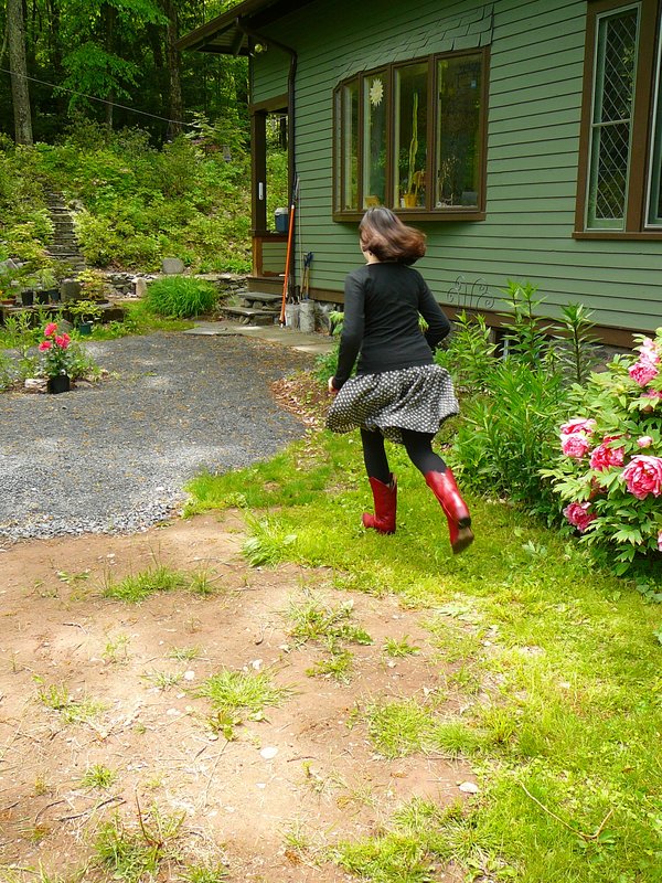 red boots