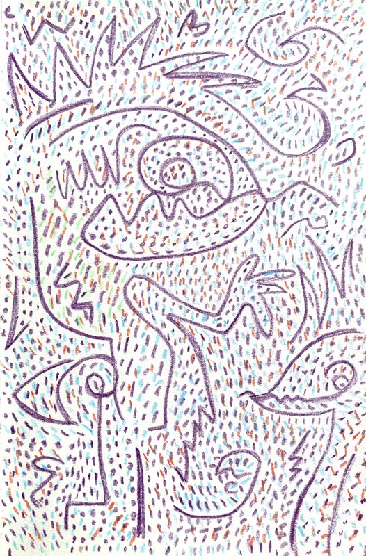 speckled garden 1 shown on a wall